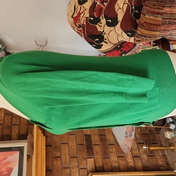 GAP womens green cardigan size small 100% cotton short sleeve button front soft - Picture 5 of 15